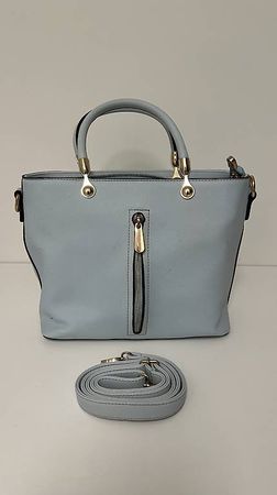 Handtasche mit Henkel und Umhängeriemen