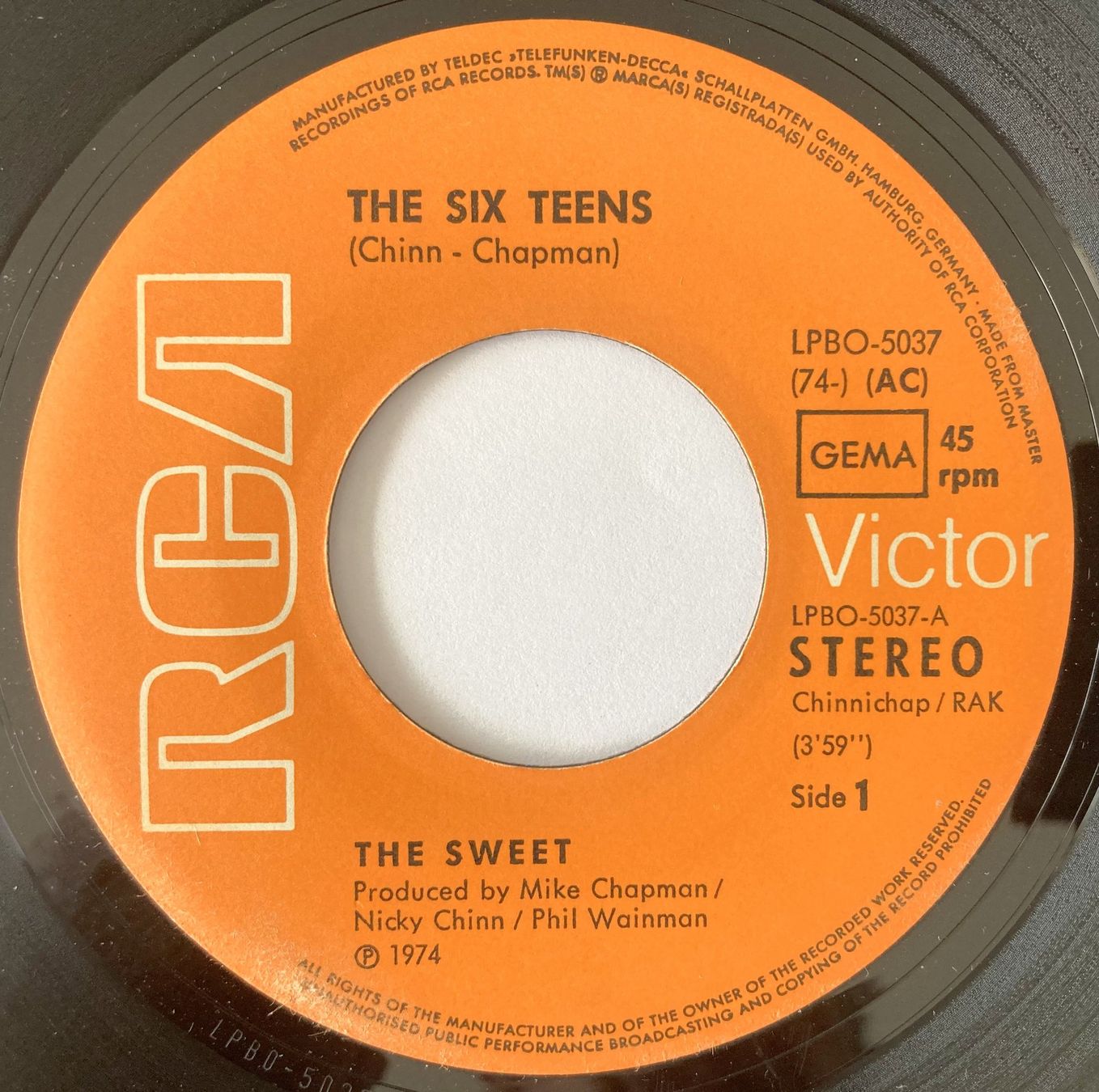 Schallplatten: THE SWEET - THE SIX TEENS – Gebraucht aus Bottens von hotter-than-hell 2