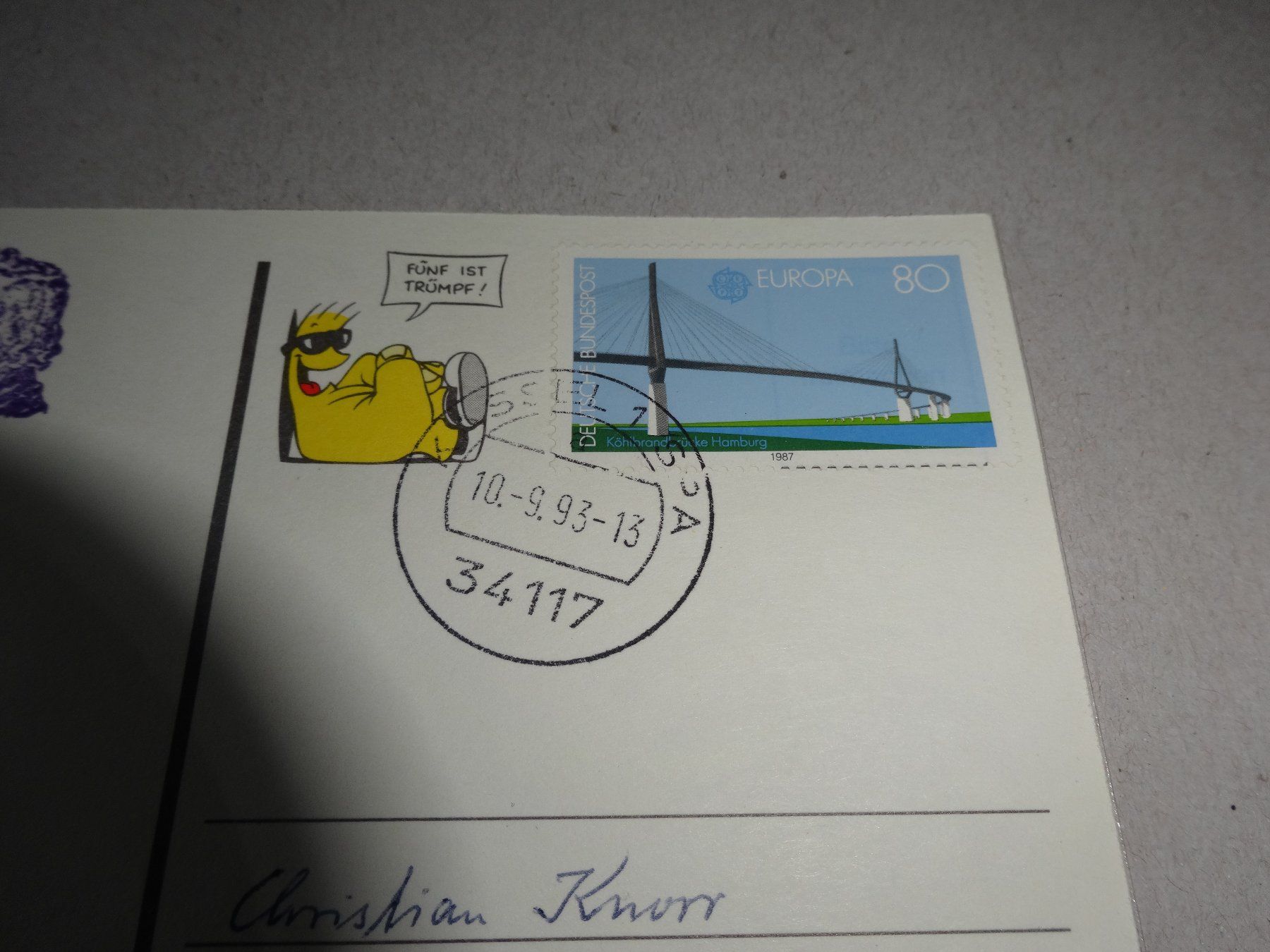 Alle Briefmarken: Ersttagsbrief  Kassel Brüder Grimm 10.9.1993 – Gebraucht aus Neerach von jenny062 1