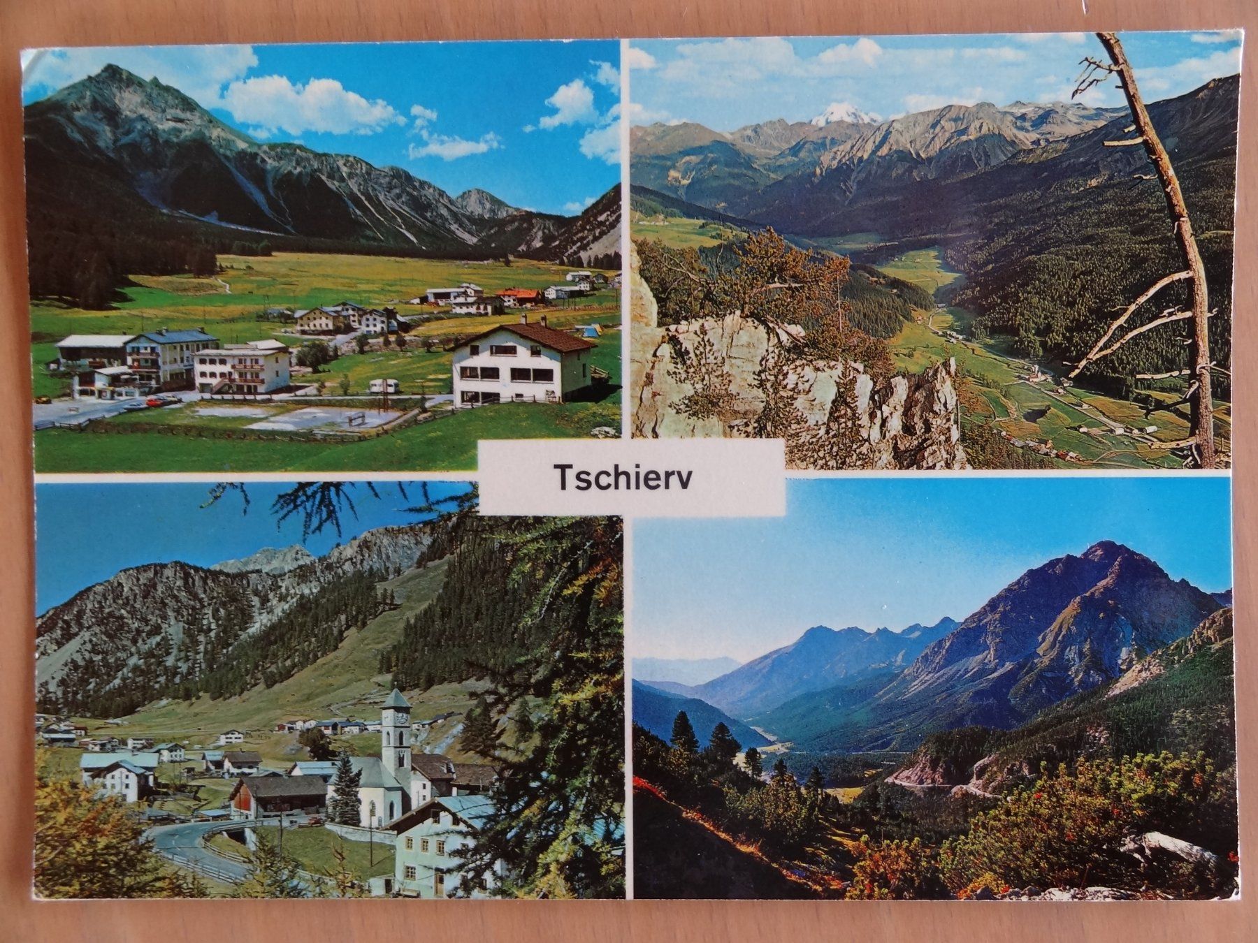 Cartoline postali: Tschierv - Val Müstair - GR – Usato da St Léonard venduto da Riglin