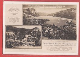 Weesen - Hotel Du Lac mit Dependance - Nota ca. 1940