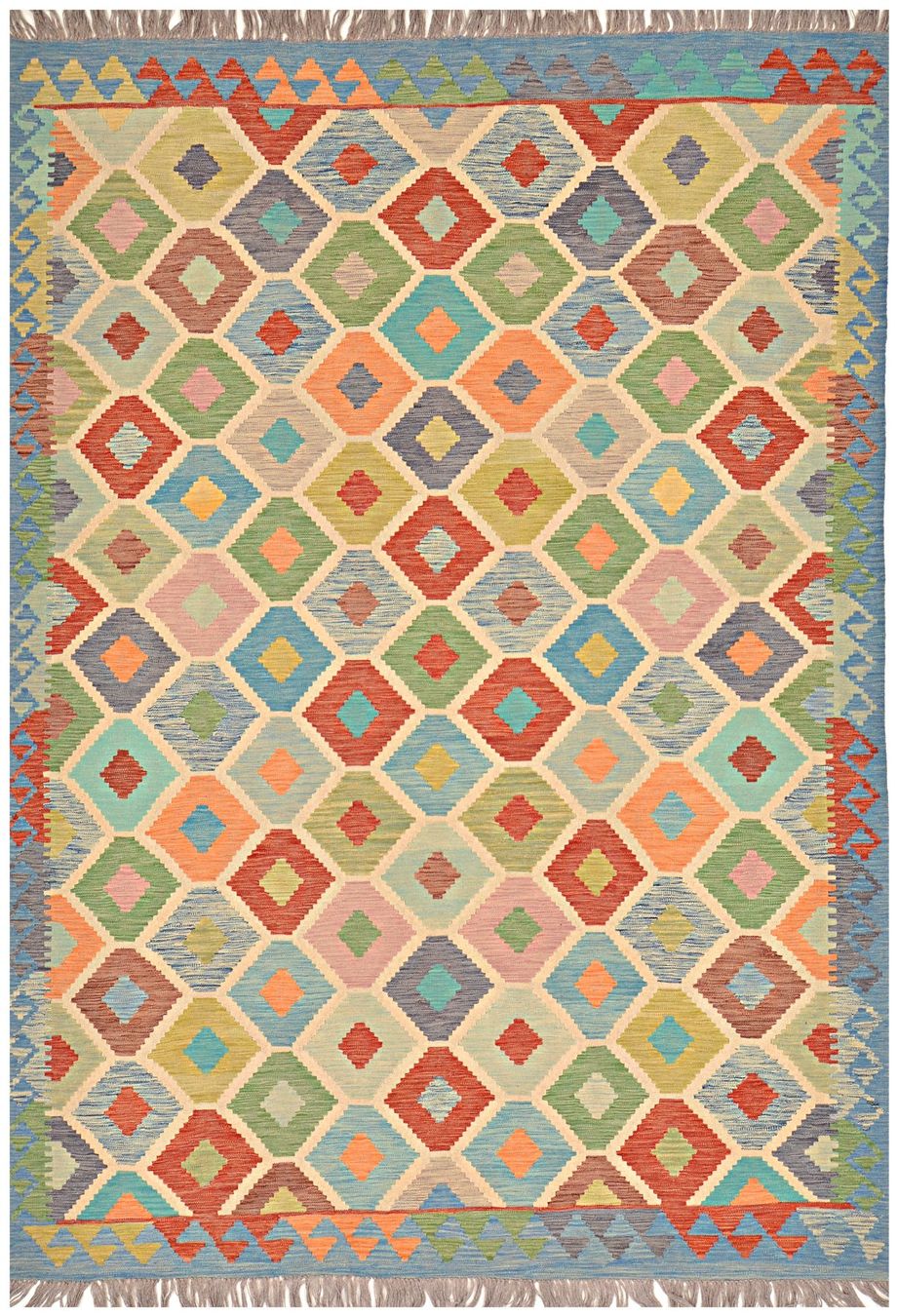 Kelim Tappeti: Oriente Kelim Teppich 200x300 cm – Nuovo e nell'imballaggio originale da Lahore venduto da Fairways79 8
