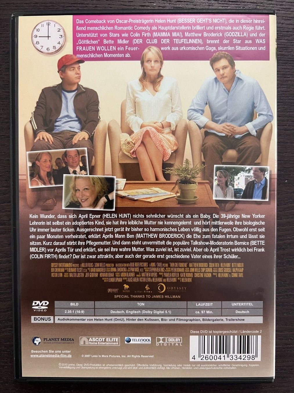 Tutti i DVDs: Then She Found Me – Usato da Zürich venduto da FilmFreunde 1