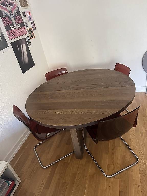 Tavoli: Table ronde chêne  – Nuovo e nell'imballaggio originale da Prilly venduto da laura_vend_tout 2