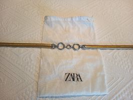 Zara Belt Silver and Golden Tone