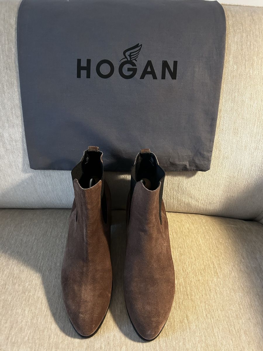 Hogan Scarpe da donna: HOGAN Ankleboots Wildleder braun – Usato da Zürich venduto da Viel_Freude_8