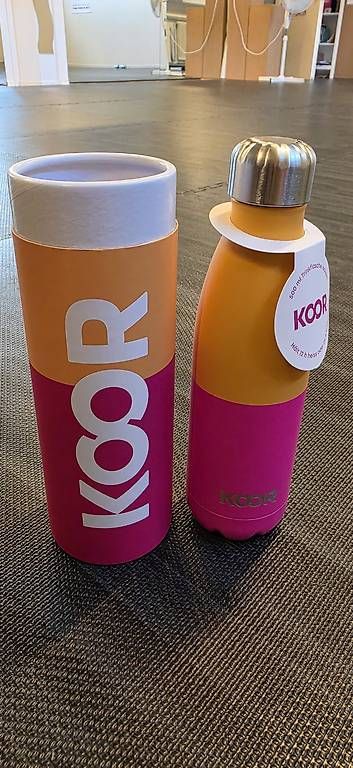 Trinkflaschen & Thermosflaschen: KOOR Thermosflasche (500 ml)  Orange / Pink  NEU – Gebraucht aus Appenzell von San-cu
