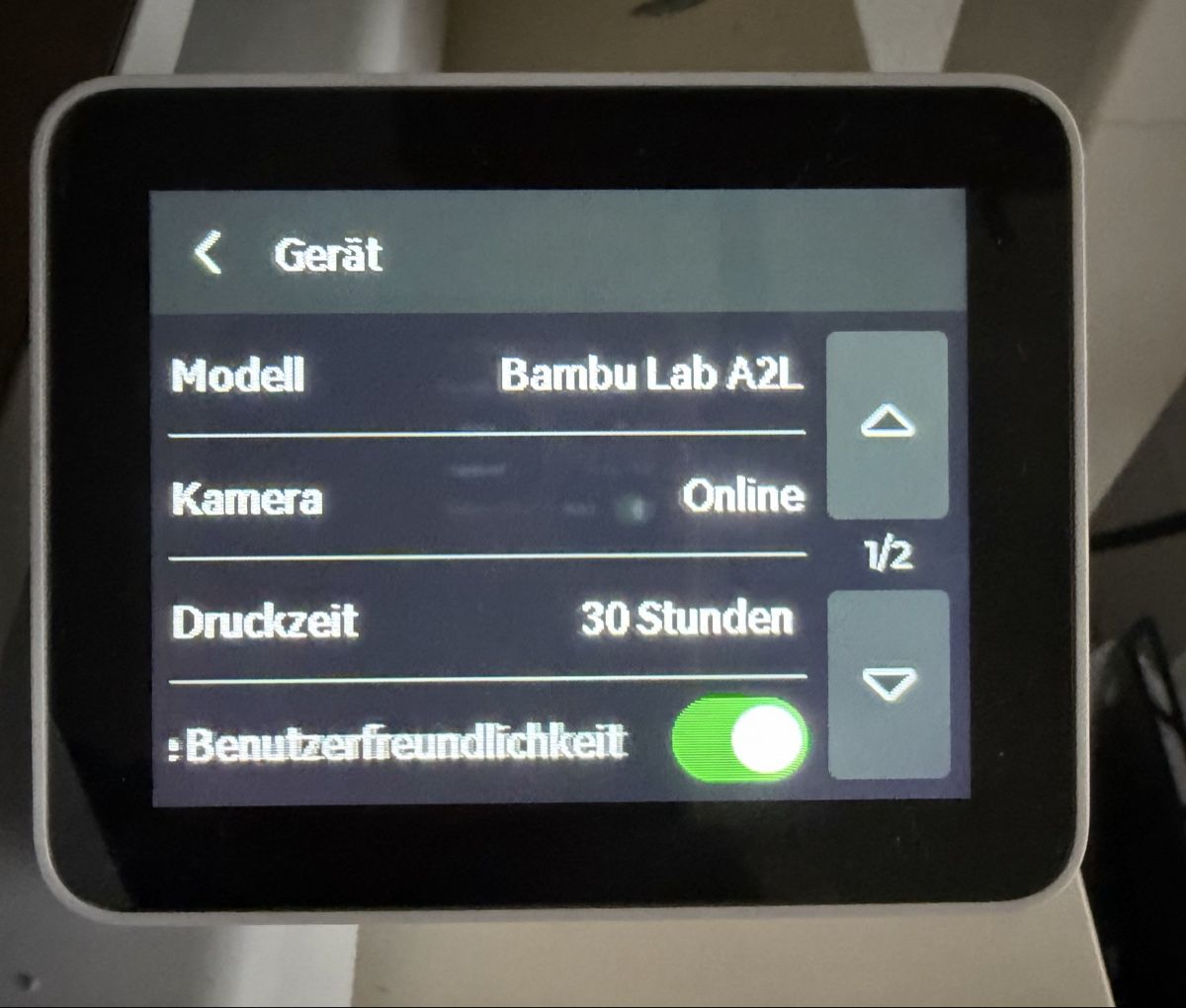 Bambu Lab Stampanti 3D: Bambu Lab A2L Modell Drucker mit 30 Stunden Druckzeit – Usato da Allschwil venduto da nick_cold 1