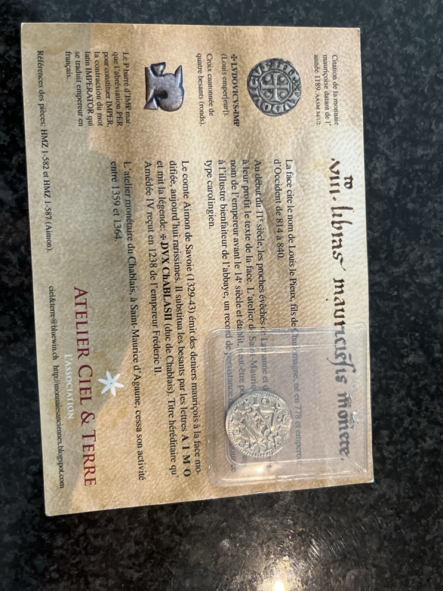 Tutti le monete: Replica du denier mauriçois – Nuovo e nell'imballaggio originale da Glis venduto da king-of-convenience