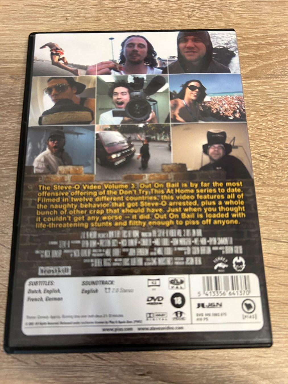Alle DVDs: Steve-O Out on Bail - 2 DVD Edition englisch Code 2 – Gebraucht aus Gasel von doctor_doak 1