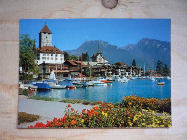 Cartoline postali: Spiez am Thunersee, 31603 – Usato da Rieden SG venduto da Brockehuesli