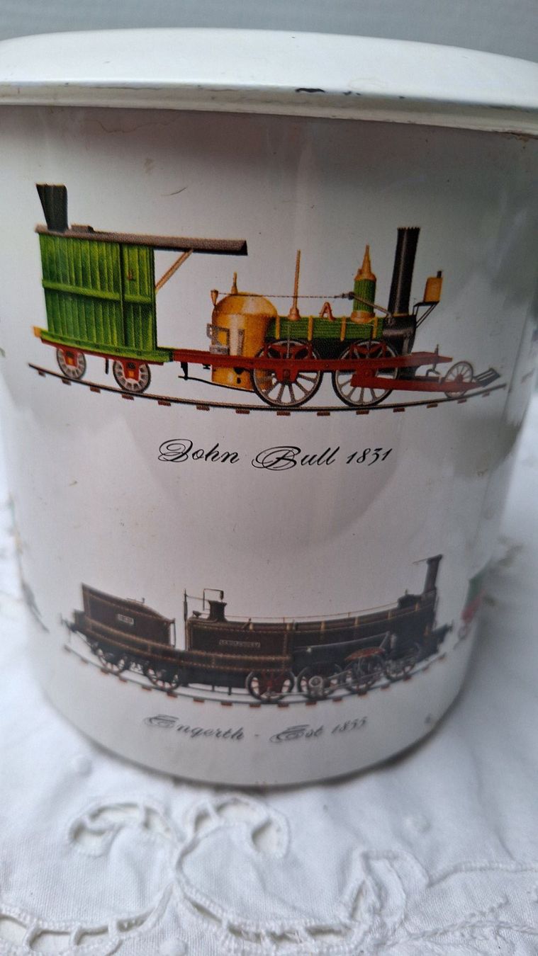 Barattoli: Vintage Blechdose  mit Lokomotiven – Usato da Dornach venduto da majo8689 5