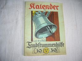 Kalender für Taubstummenhilfe 1939