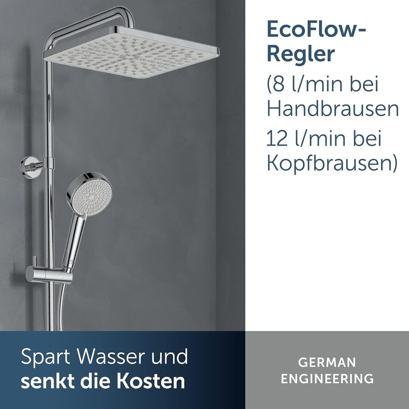 Docce: Ideal Standard Tiro Duschsystem Thermostat – Nuovo e nell'imballaggio originale da Suhr venduto da SchnapperCH 4