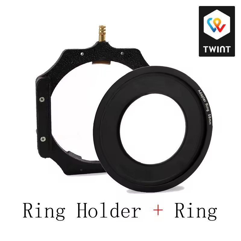 Porte-Filtres Kood Série P – Compatible Filtres Cokin P, Pour Objectifs 49-82 Mm, 3 Slots + 1 Rond