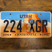 🇺🇸 U.S. Autoschild - Utah 224 XGR - ORIGINAL