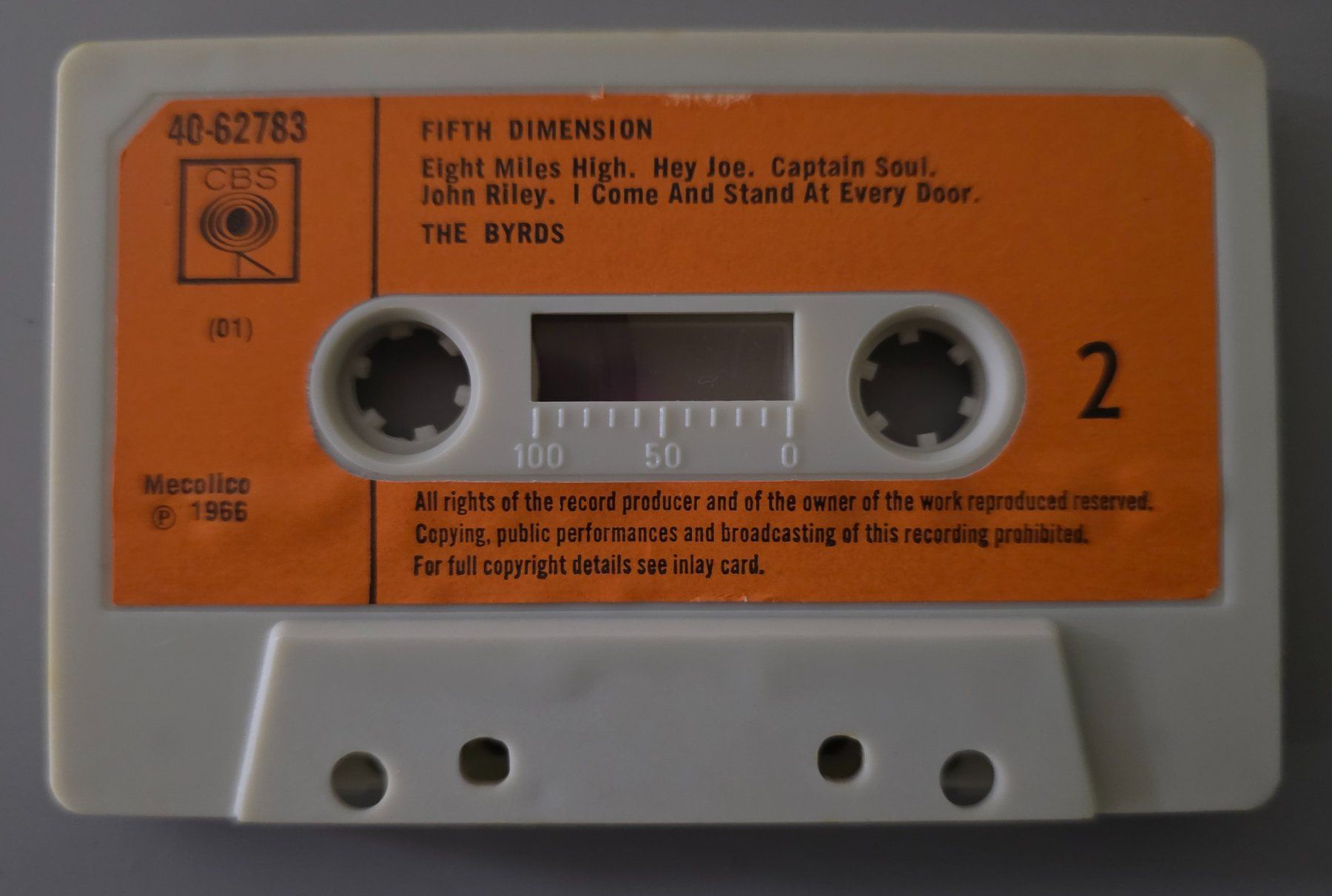 Musicassette: The Byrds Kassette – Fifth Dimension – Usato da Root venduto da atelier22 2