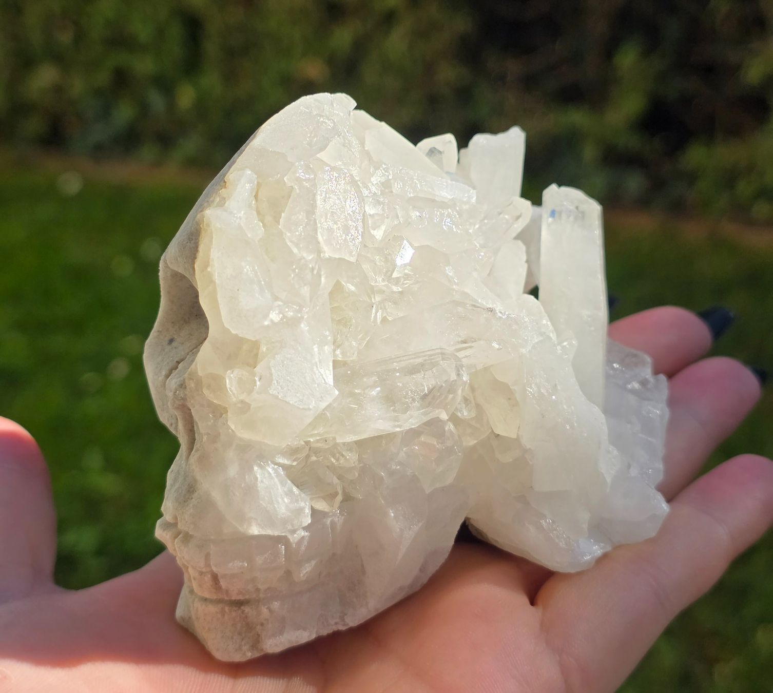 Minerali & Pietre curative: Quarz Schädel 377g – Nuovo e nell'imballaggio originale da Matzingen venduto da Shay_Crystalz