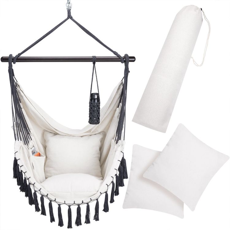 Hängesessel Hanea mit Kissen und Flaschenhalter Sessel Möbel Kaufen