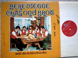 Alderbuebe – Berewegge, Chäs Ond Brot - SIGNIERTE LP