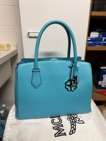 Handtasche Leder blau LK Bennet