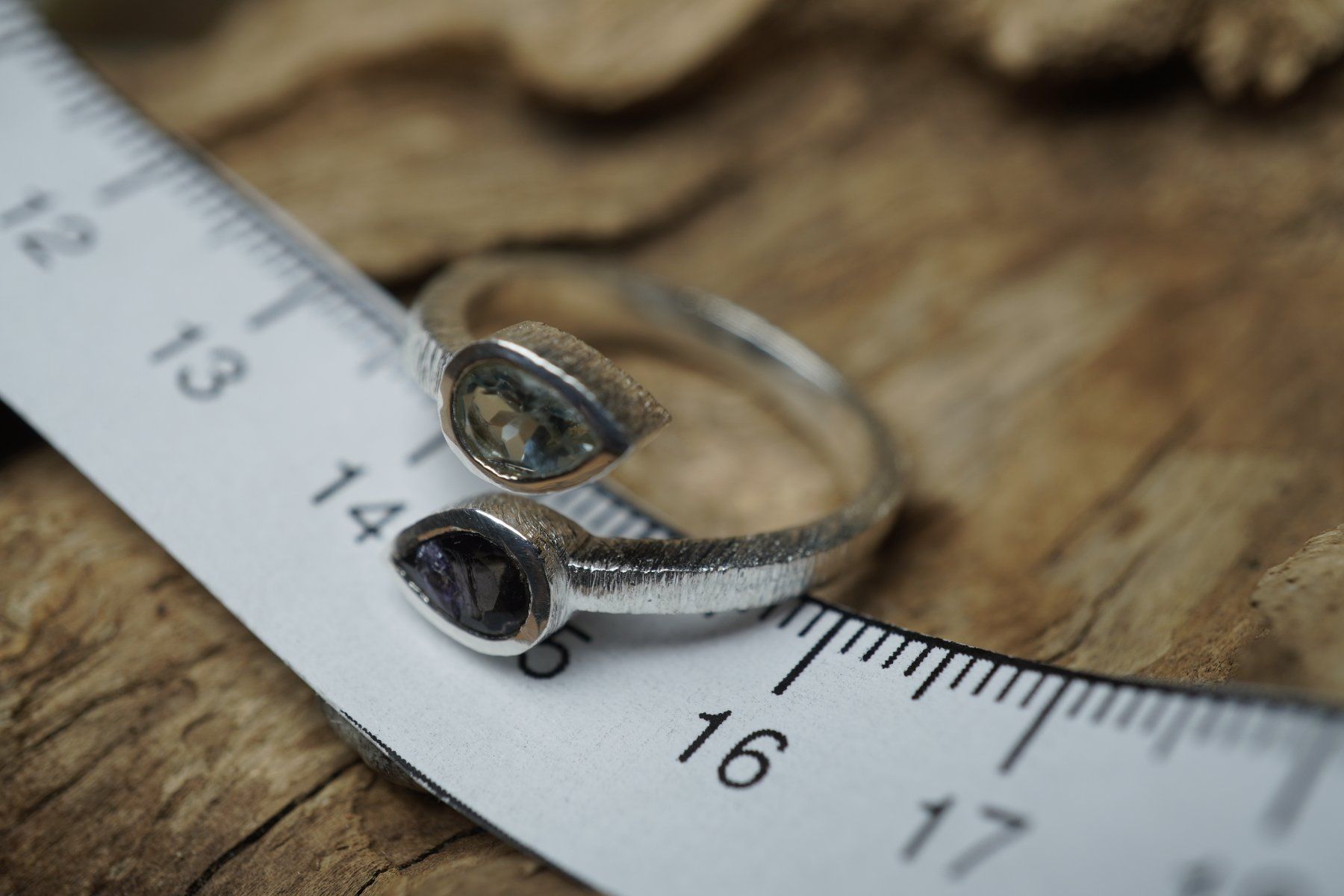 Anelli: Ring  Grösse  54    mit  Topas    925 Silber – Nuovo e nell'imballaggio originale da Balgach venduto da top_silver 3