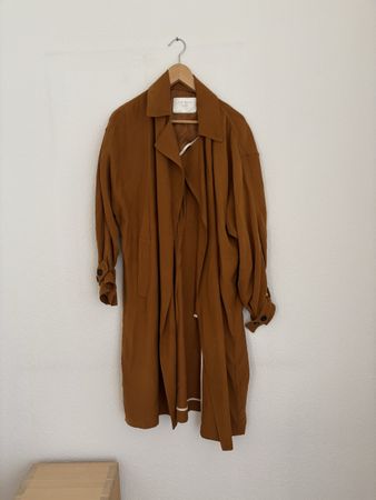 Trenchcoat Zara Woman braun Grösse S