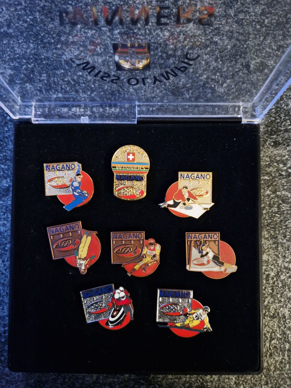 Medaglie: Pin-Set Olympia Nagano 1998 – Usato da Niederlenz venduto da sagitario68 1