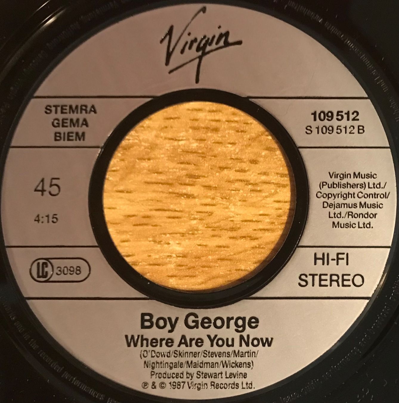 Dischi in vinile: BOY GEORGE - TO BE REBORN – Usato da Bussigny venduto da vinyl-pas-cher 3