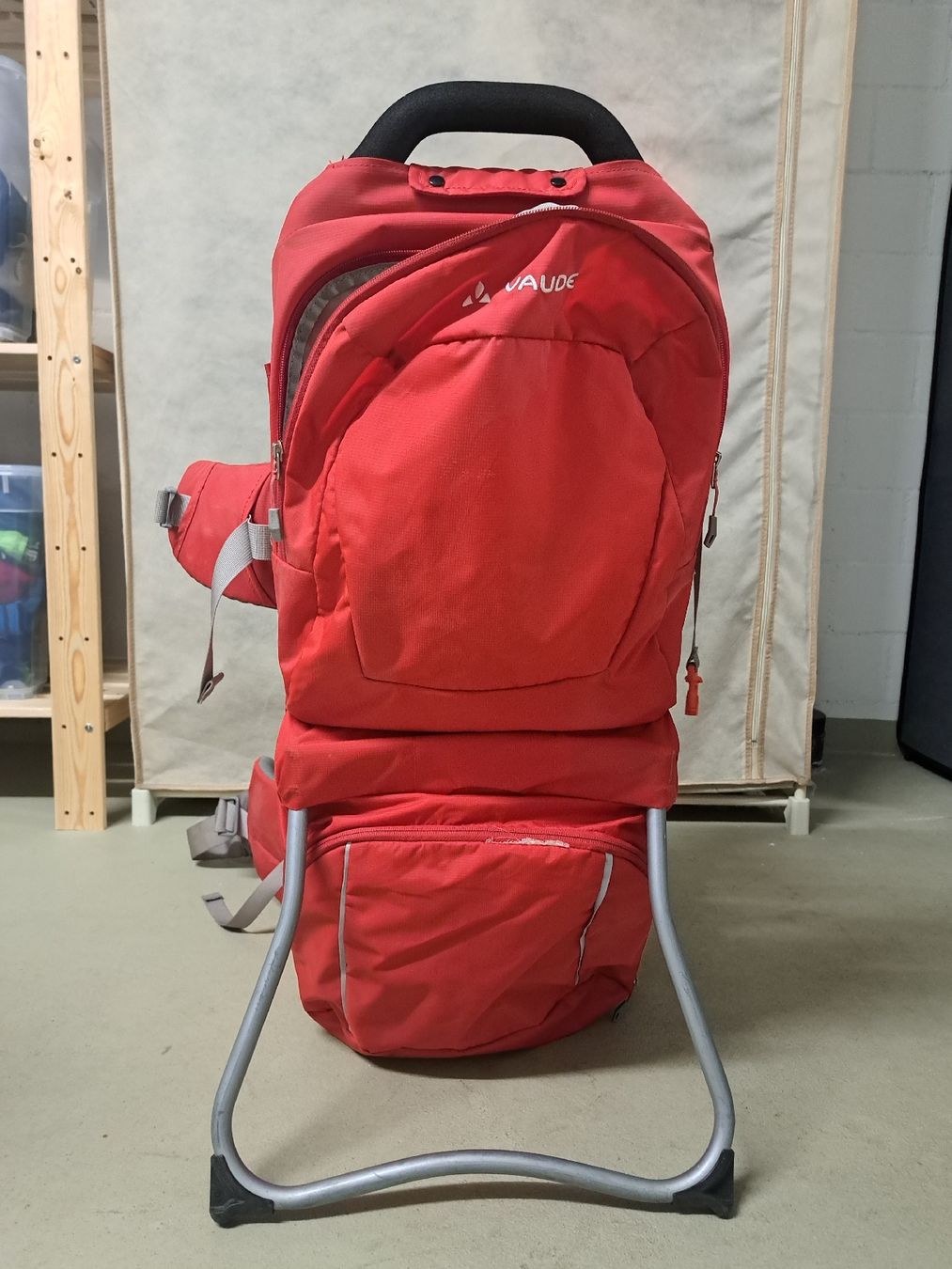 Vaude Marsupi portabebè: Kindertragerucksack VAUDE rot – Usato da Schaffhausen venduto da lumpi1979 2