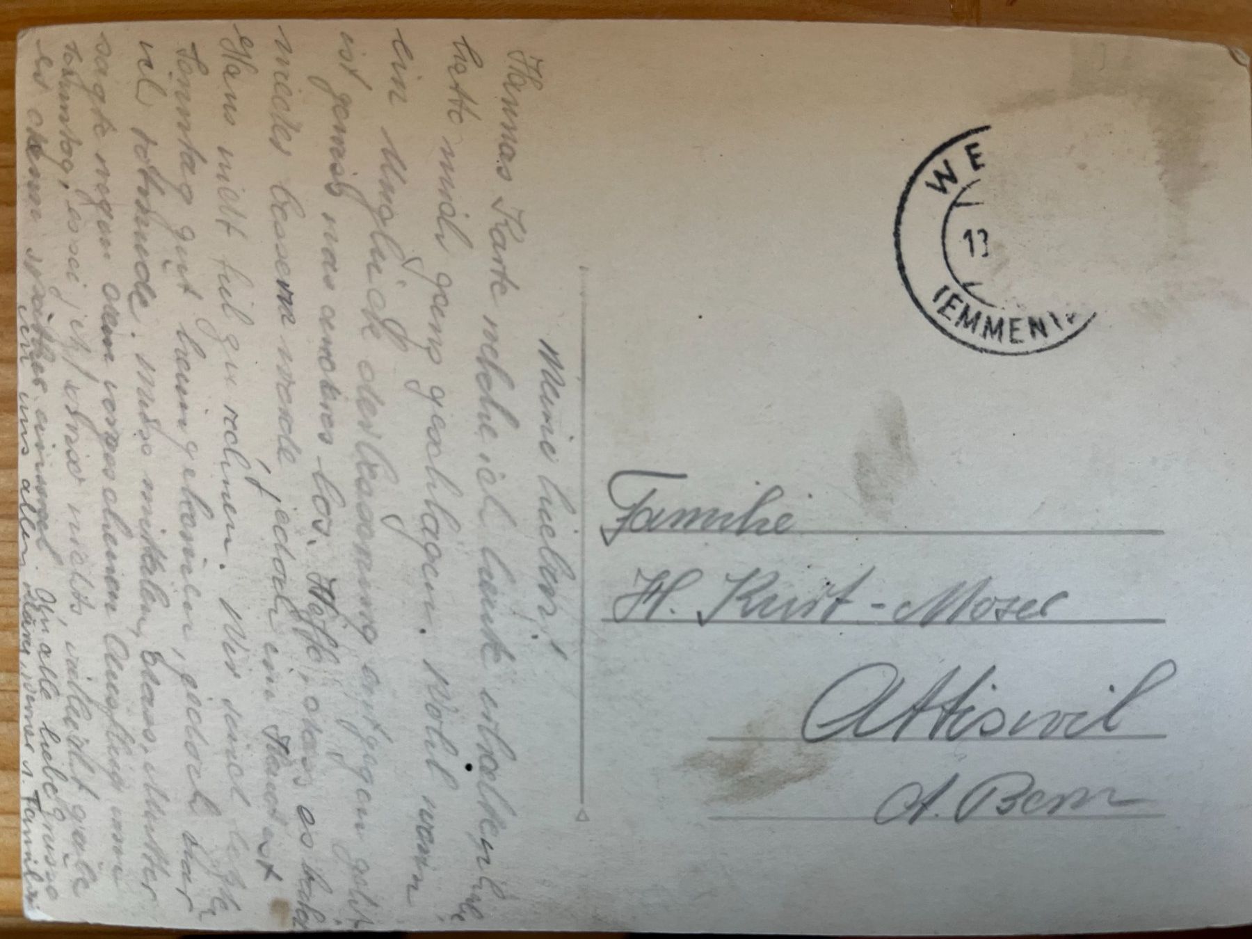 Cartes postales: AK Gasthaus Weier im Emmental – D'occasion à Flumenthal par Fetthenne 1