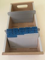 Halter für Geschäftskarten A-Z Register 