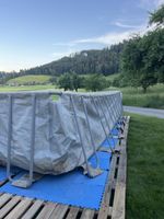 Bestway Pool, inkl. Sandfilterpumpe & Solarfolie