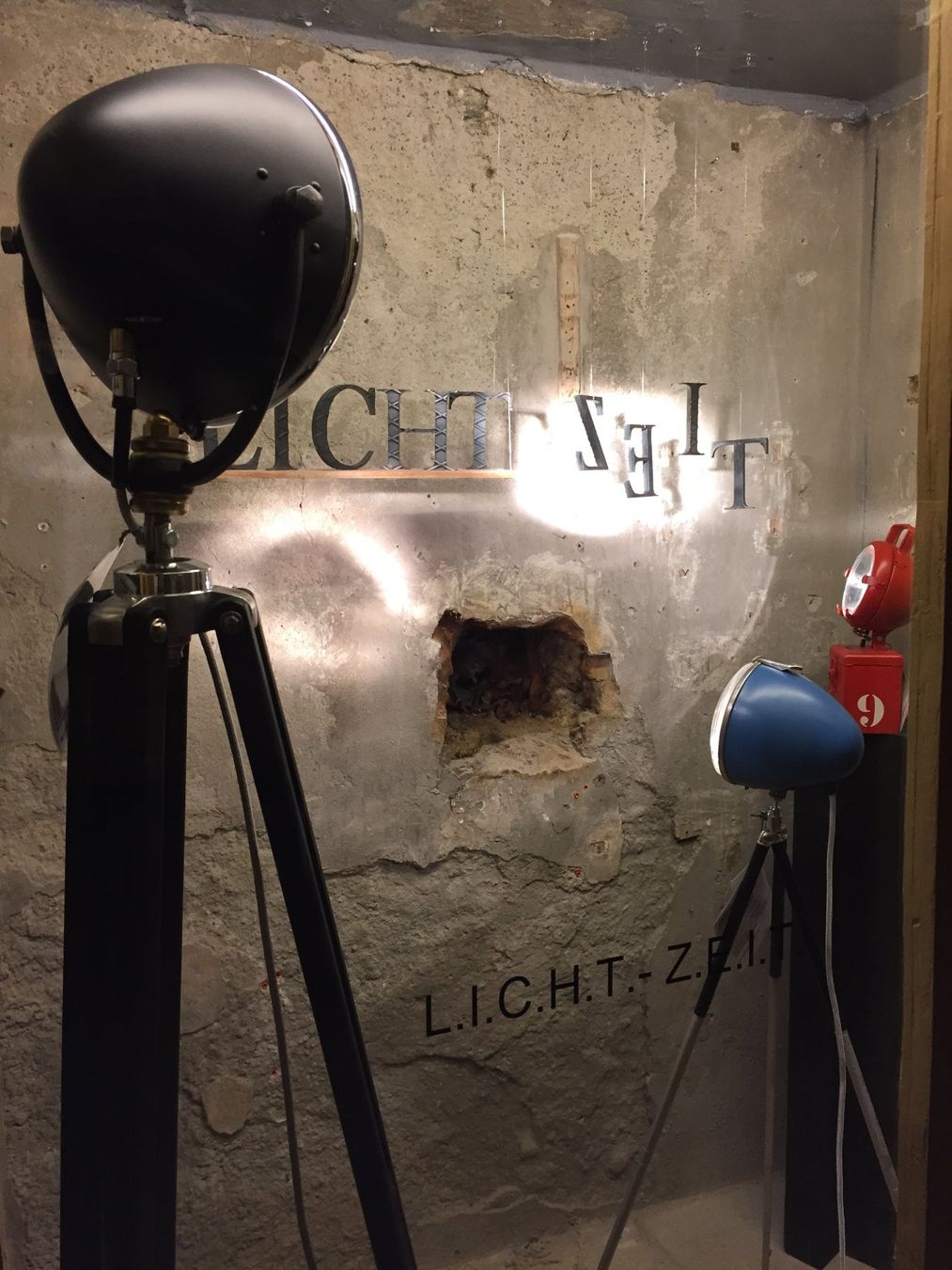 Lampade: Loft Lampe Ständerlampe  Stehleuchte  Scheinwerfer, Unikat – Usato da Walzenhausen venduto da energieberaten 5