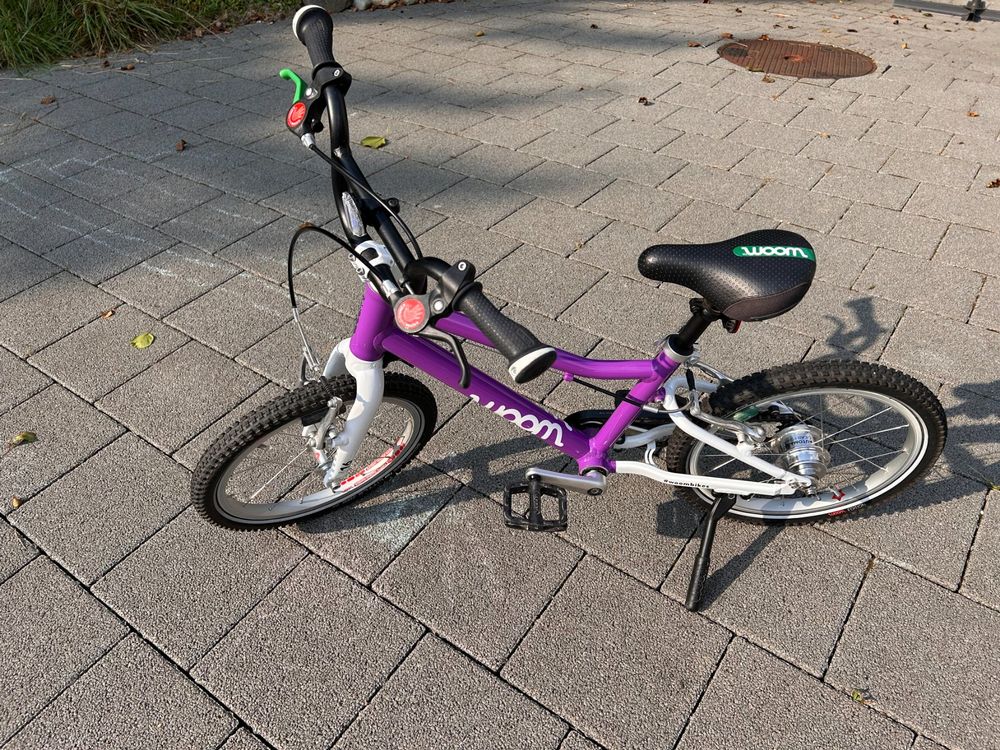 Woom 3 Kinderfahrrad Lila, Top Zustand, sofort fahrbereit (Gebraucht) in  Burgschi fr CHF 390  nur Abholung auf Ricardo kaufen