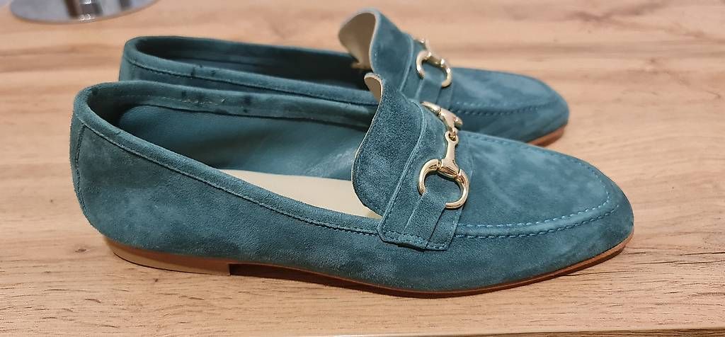 Damenschuhe: Leder-Loafer,  Mokassins,  Slipper – Neu (gemäss Beschreibung) aus Ibach von ole_6whn