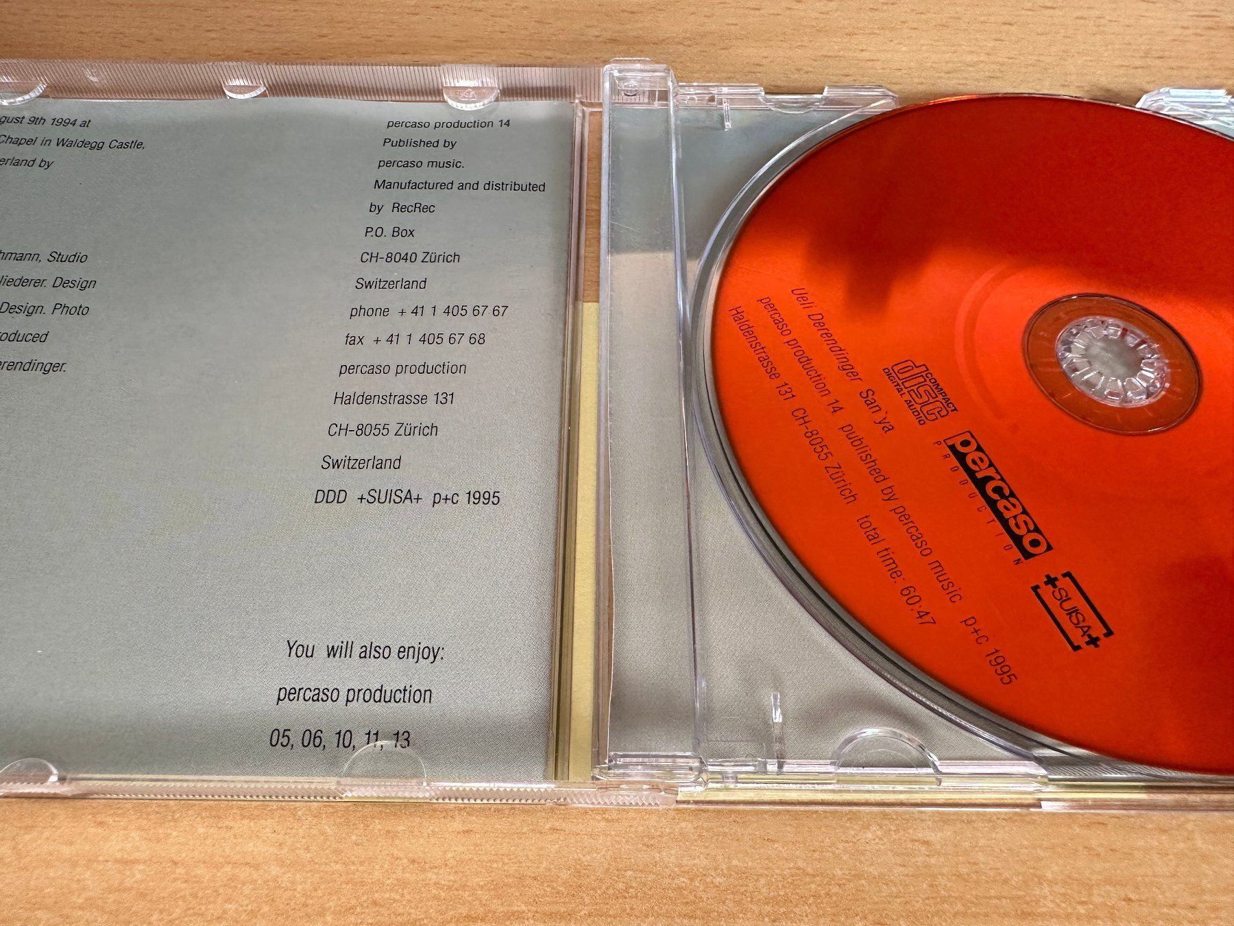 CD: Ueli Derendinger – San' Ya – Usato da Rikon im Tösstal venduto da Alpenmutz 2