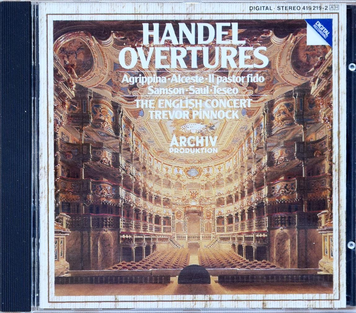 CDs: Händel - Ouvertüren - TREVOR PINNOCK CD – Gebraucht aus Niederhelfenschwil von Rol9527