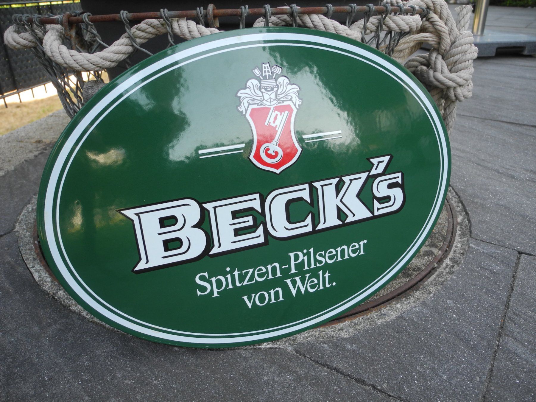 Insegne: BECK`S BIER EMAILSCHILD – Usato da Reinach AG venduto da Huckleberrysix 2