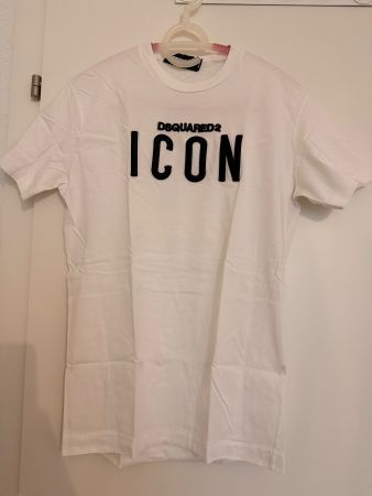 T-SHIRT DSQUARED2 ICON BLANC