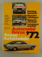 AUTOMOBIL REVUE KATALOGNUMMER 1972