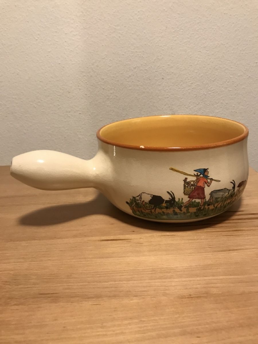 Padelle: Rheinfelder Keramik, Caquelon SCHELLEN-URSLI, 20cm – Usato da Zürich venduto da Pizza03 1