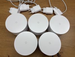 Google Nest WiFi Router 5er Set sehr guter Zustand