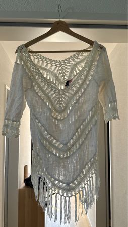 Sommer Boho Häkeltunika Grösse S