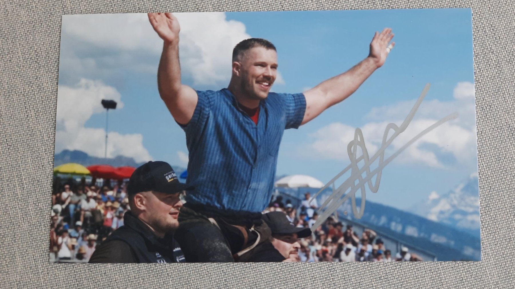 Autografi: Autogramm Fabian Staudenmann – Usato da Schmerikon venduto da Olympia04