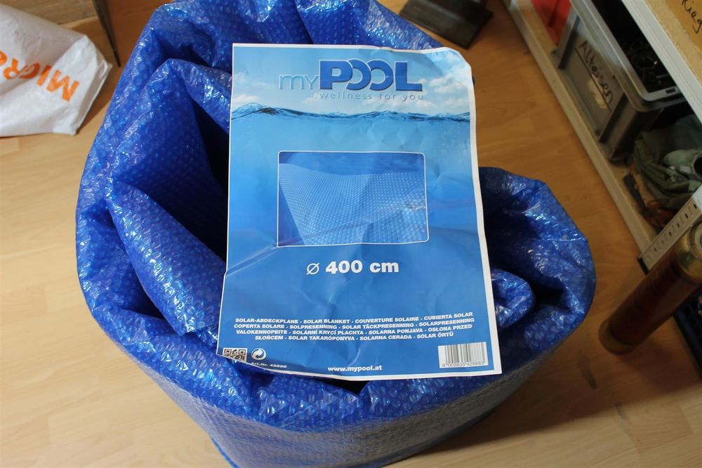 Filteilect Solar-Abdeckplane Für Pool - 490x96cm Wasserdicht & Praktisch Zum Aufrollen