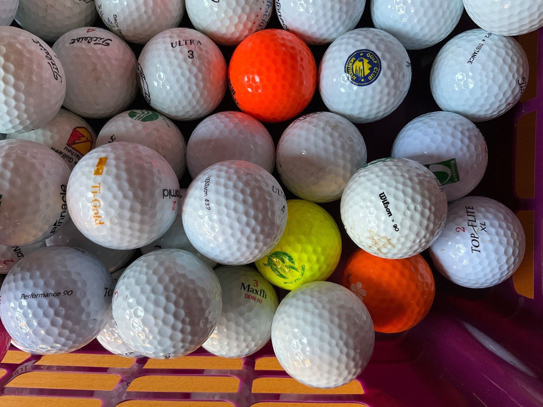 Bälle: 92 balles de golf – Gebraucht aus Gland von DL2004 2