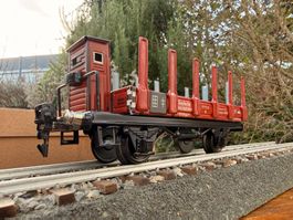 Märklin - 0 - 1772 - Niederbordwagen mit Bremserhaus