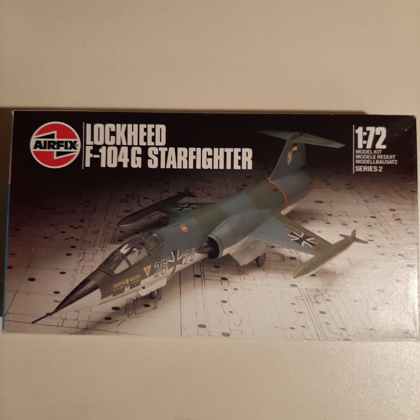 Lockheed Kit di modellismo & Modellini statici: 1929 ... Lockheed F-104 G Starfighter ... Airfix 02011 – Usato da Bonstetten venduto da Benibanny59