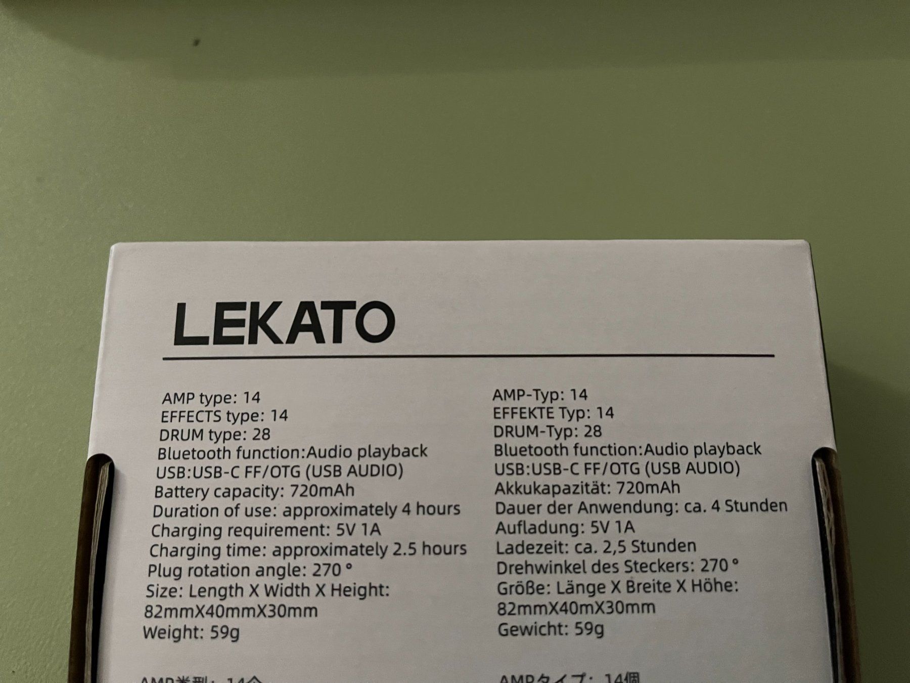 Verstärker: LEKATO  Mini-Gitarrenverstärker – Neu und originalverpackt aus Regensdorf von siro.21 1